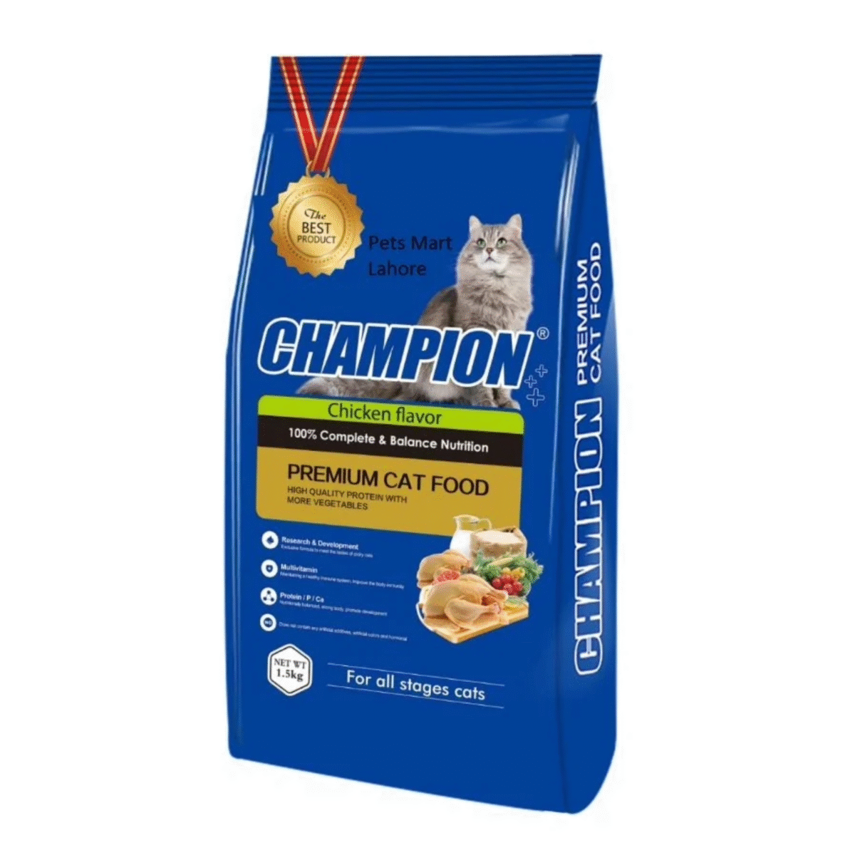 Untitled - 2024-08-16T192620.104 Champion Cat Food Chicken 1.5kg | 5kg | 10kg - Image 1