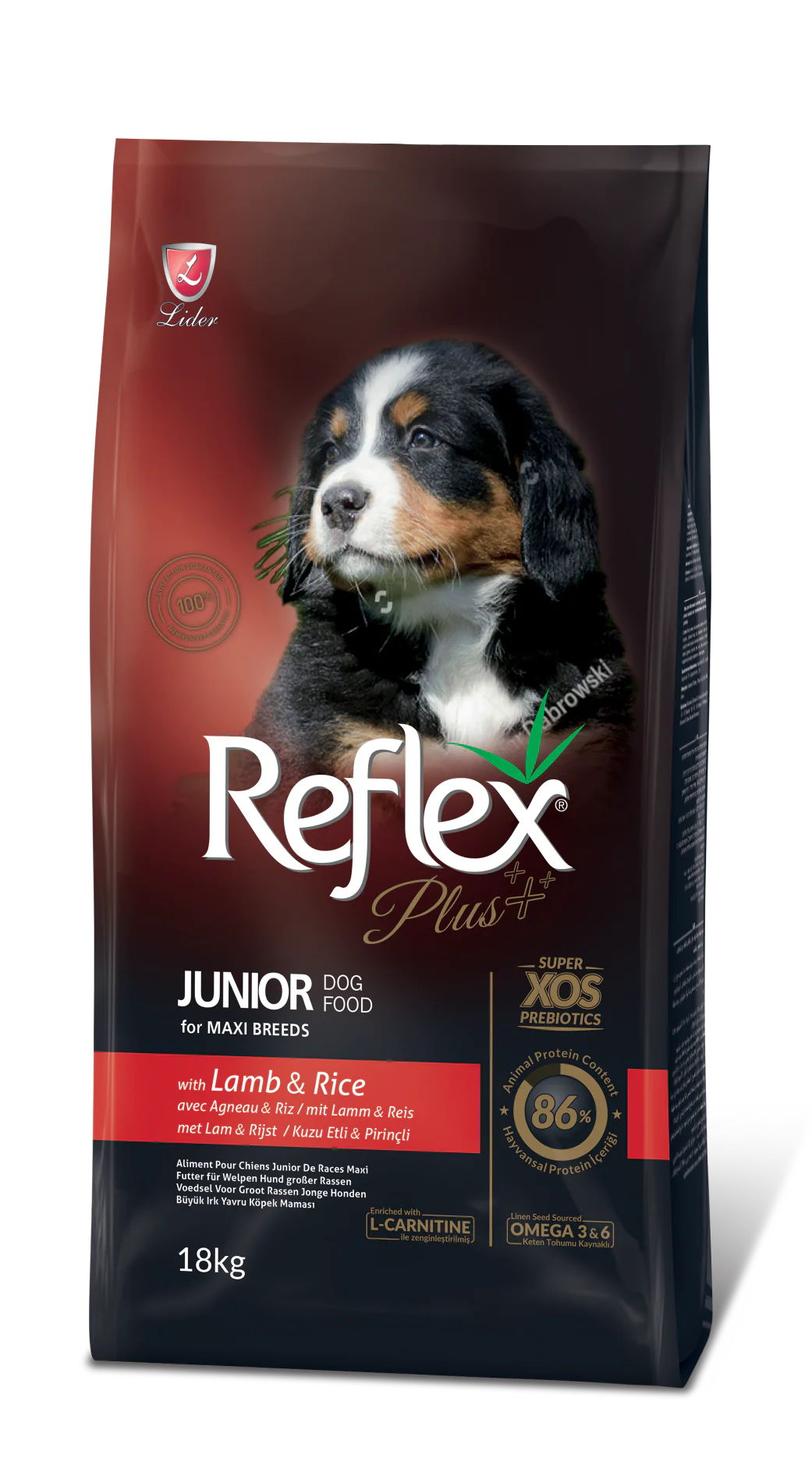 product_gallery_2023-09-08_11-53-28 Reflex Plus Junior Large Breed Puppy Food with Lamb and Rice - Image 1