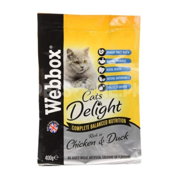Webbox Cats Delight with Chicken and Duck Dry Food 400g
