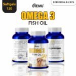 Remu Fish Oil for Cats and Dogs (120 softgels)